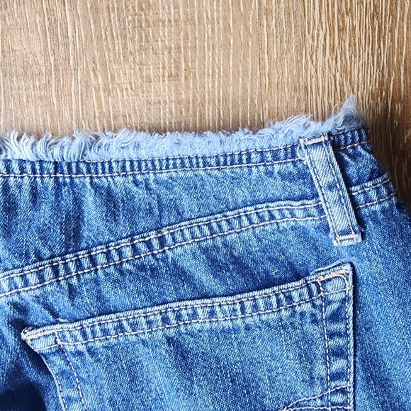 Vintage Paris Blues Raw Hem Wide Leg Jeans | Women's 9 - Picture 9 of 9